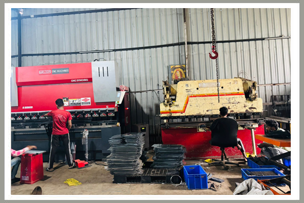 CNC and press breck bending machine