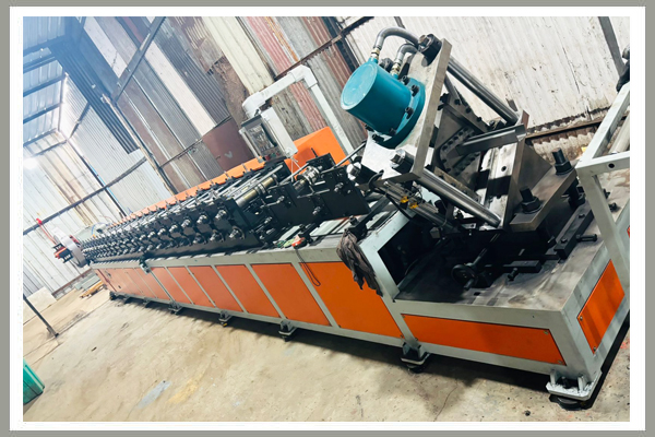 Roll forming box machine